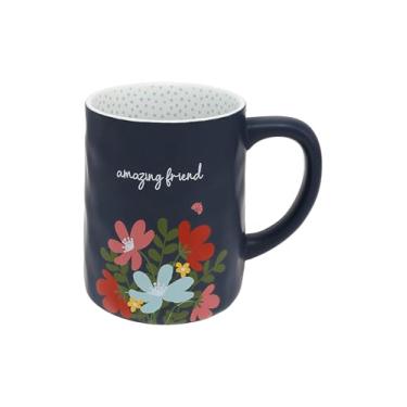 Imagem de Pavilion - Amazing Friend - Caneca de café de 500 ml, xícara de chá, Bestie BFF, Best Friend Friendship Floral Spring Drinkware