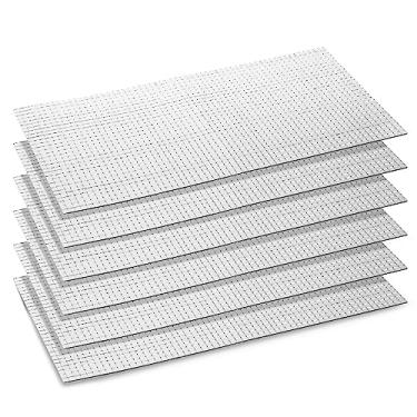 Imagem de Azulejos de discoteca PP OPOUNT 10800 peças, azulejos de espelho de vidro autoadesivos de 5 x 5 mm para decoração de artesanato, minimosaicos para colagem de arte, decoração interna e externa (prata)