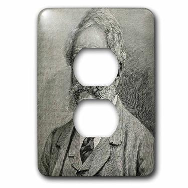 Imagem de 3dRose lsp_83151_6 Werner Von Siemens, engenheiro alemão, gravação 19th C Hi13 Pri0343 Prisma 2 tomada tampa