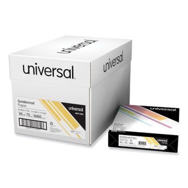 Imagem de Universal Papel colorido Deluxe, 9 kg, peso de cola, 8,5 x 11, haste dourada, 500/resma