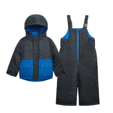 Imagem de Carter's Roupa de neve de 2 peças pesadas para bebês meninos, Azul cobalto, 12 Meses