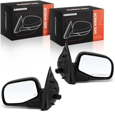 Imagem de A-Premium Par (2) espelhos retrovisores elétricos do lado do motorista e do passageiro - compatível com Ford Explorer 2002-2005, Explorer Sport 2002 e Mercury Mountaineer 2002-2005 - Preto dobrável