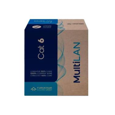 Imagem de Cabo de Rede U/UTP Cat6 24AWG 4Par CZ Multilan Furukawa Cabo Conversor