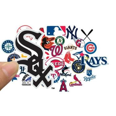 Imagem de 34 pçs MLB - stickers figurinhas - Beisebol - basebol - EUA - PGG Impr