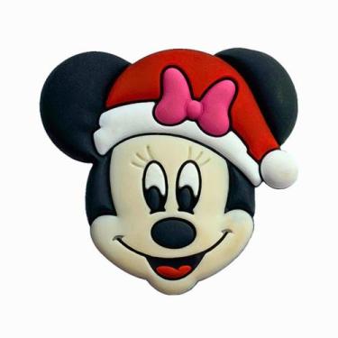 Imagem de Kit 50 Peças aplique Emborrachado Minni Mamãe Noel - RAE