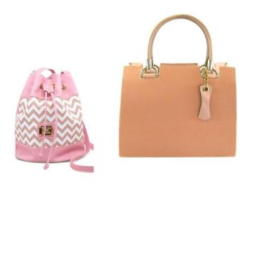 Imagem de KIT Bolsa Antonella  Tote New+BAG TRANSVERSAL BOLSA SACO Ref.01Q11 - A