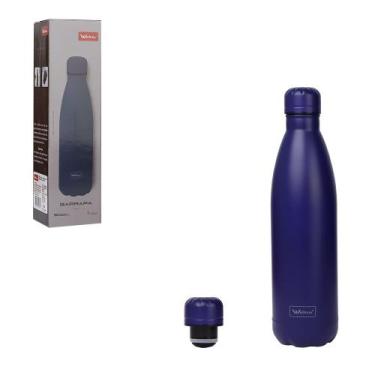 Imagem de Garrafa Térmica Água Squeeze 500ml Aço Inox Academia Café Suco - Wellm