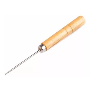 Imagem de Furador Manual Lanmax Tecido Fine Cabo Madeira DIY