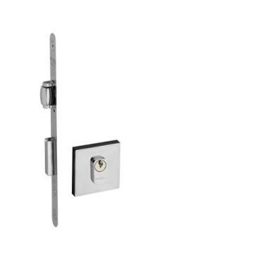 Imagem de Fechadura Externa Canto Red. Rolete Maq 55mm Pado, Cromado