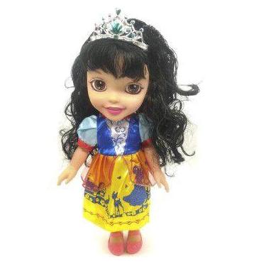 Imagem de Boneca princesas 34cm de altura inteira de silicone - BRAS MAX