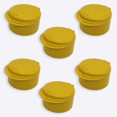 Imagem de Kit 6 Potes de Plástico com Tampa para Doces e Lembrancinhas - Piter P