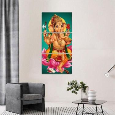 Imagem de Quadro Mosaico Vertical Lord Ganesha decorativo - Loja Wall Frame