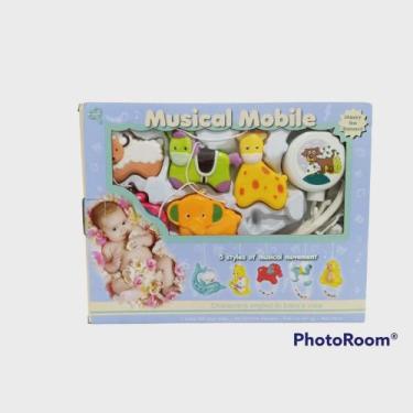 Imagem de Móbile Musical Giratório Brinquedo Para Berço Bebê Bichinhos. - toys k