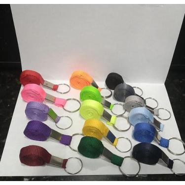 Imagem de 12 unidades Chaveiros Cordão Moto Cracha Tirante Liso - telintec, cor 