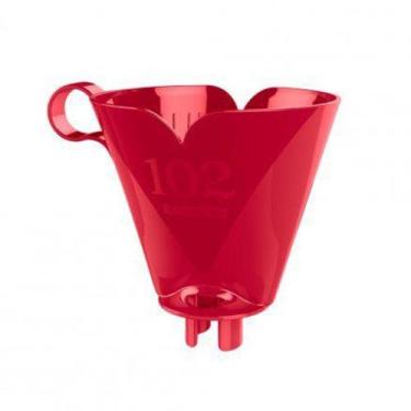 Imagem de Suporte p/ filtro de cafe plast tam 102 - vermelho - SANREMO