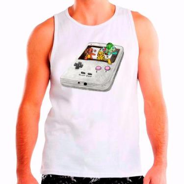 Imagem de Regata Masculina Branca Super Game Boy - DESIGN CAMISETAS, Branco, G