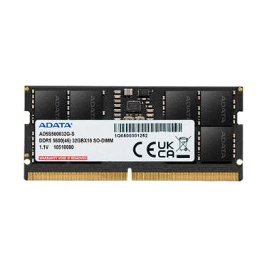 Imagem de Memória RAM Para Notebook Adata XPG, 32GB, 5600MHz, DDR5, CL46 - AD5S5