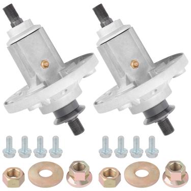 Imagem de boeray Conjunto de cortador de grama com 2 peças para John Deere D140, D100-D160 LA100-LA165 X110 X120 e X140 GY20454, GY20867, GY20962 Oregon 82-359 Raisman 80-12-041 Stens 285 -851 TSB 502-0039 com