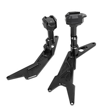 Imagem de HAONEL Compatível com Ninja 300 250 2013-2018 Sliders de Quadro Cnc Alumínio Motocicleta Motor Protetor Carenagem Proteção Contra Quedas (Preto)