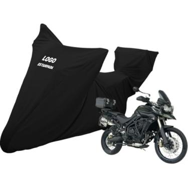Imagem de Capa Cobrir Moto Triumph Tiger 800 Bauleto Contra Risco (Preto)