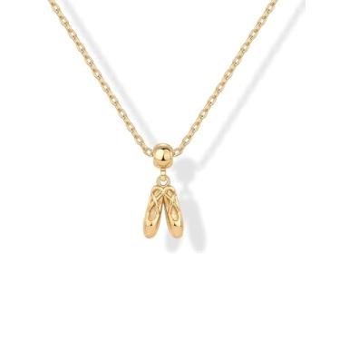 Imagem de PAVOI Colares femininos com pingente extravagante banhado a ouro 14K - Corrente deslizante ajustável Pacote de pingentes delicados - Conjunto de pingentes de pérolas de zircônia cúbica personalizável