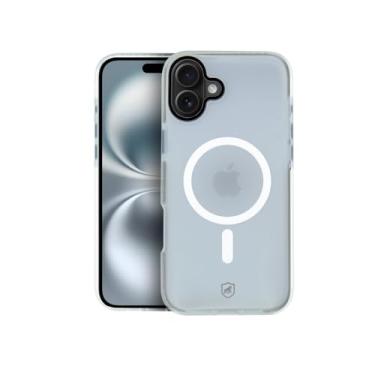 Imagem de Gshield Capa Case Capinha Premium de Policarbonato Fosco Translúcido Compatível com MagSafe para (Transparente, iPhone 16 Plus)