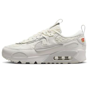 Imagem de Nike Tênis feminino Air Max 90 Futura (FZ3777-133, vela/vermelho universitário/clorofila/osso claro), Vela/vermelho universitário/clorofila/osso claro, 36