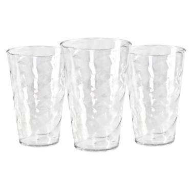 Imagem de 10 Copos Twister Acrílico 400ml Cristal