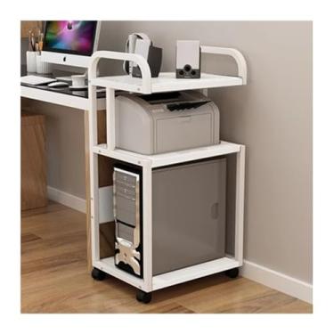 Imagem de LICONG-2020 Suporte de impressora suporte de impressora prateleira de escritório armário de mesa de armazenamento personalizado suporte de suporte para impressora (A,M)