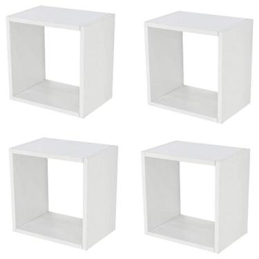 Imagem de Kit 4 Nichos Quadrados 20x20cm - Tesori Decor