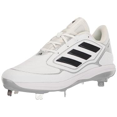Imagem de adidas Tênis feminino Adizero Purehustle 3, branco/preto/prata metálico., 43
