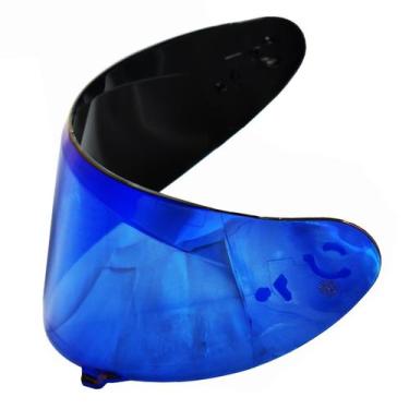 Imagem de Viseira Azul Capacete Asx City Draken Axxis V18B Polivisor