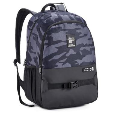 Imagem de Mochila De Costas Masculina Meninos Juvenil Viagem Escolar Multiúso Re