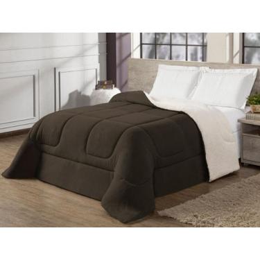 Imagem de Coberdrom Sherpa Queen Edredon Pele De Carneiro Envio 24h - Charme do 