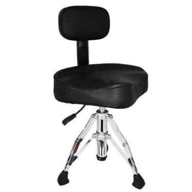 Imagem de Trono de Bateria PFUGMU com Encosto - Cadeira Hidráulica Ajustável par