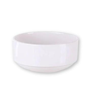 Imagem de Tigela Bowl Empilhavel Tramontina Porcelana 457ml Branca 12cm