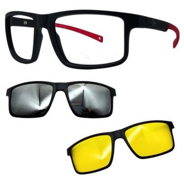 Imagem de Oculos Mormaii 6127 Swap 5 A85 Com 2 Clipons Prata e Noturno, Noturno,