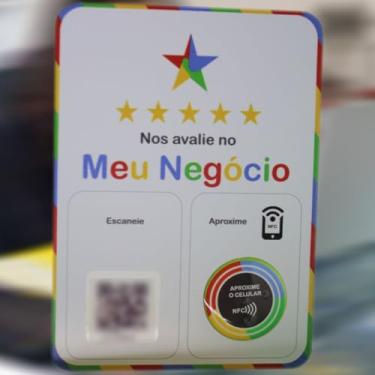 Imagem de Smart Tag QRcode e NFC - Avaliação Redes Sociais - Pix sem Taxa -
