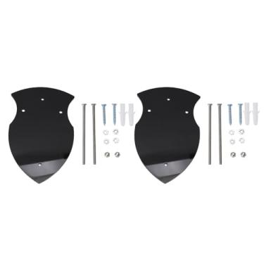 Imagem de Cabides de Espada Montados na Parede, Montagem de Parede de Acrílico para Espada, Decoração Vertical de Tela, Suporte Com Parafusos de Montagem (Preto)