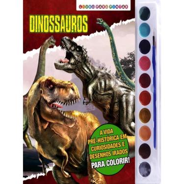 Imagem de Dinossauros Livro Para Pintar Com Aquarela