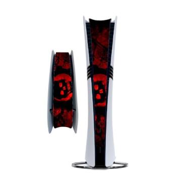 Imagem de Adesivo Middle Skin compatível com console PlayStation 5 Pro - Acessório decorativo à prova de poeira para PS5 Pro (Multicolorido-07)