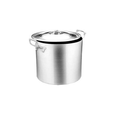Imagem de Caldeirão Alumínio com Tampa 15,3 L 28 cm Hotel Vigor - VIG 064