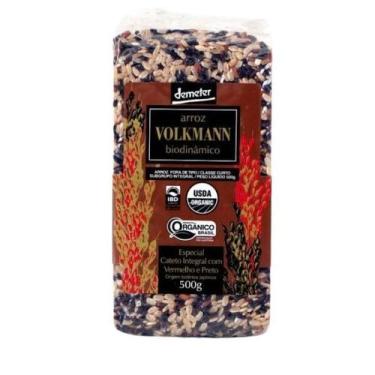 Imagem de Arroz cateto integral com vermelho e preto orgânico biodinâmico à vácu