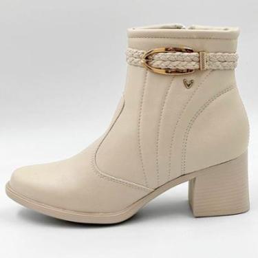 Imagem de Bota Mississipi Cano Curto Salto Médio Feminina-Feminino