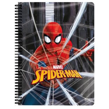 Imagem de Caderno Universitário 1 Matéria 80 Folhas Homem-Aranha - School Basics