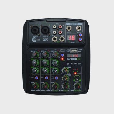 Imagem de Mesa De Som 4 Canais USB Bluetooth Custom Sound cmx 4C