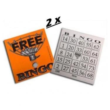 Imagem de Kit com 2 Blocos de Bingo -Bloco de Cartela para Jogo de Bingo - MIXJA