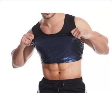 Imagem de Camiseta Regata Termica Cinta Camisa Compressão Abdominal Masculino Mo