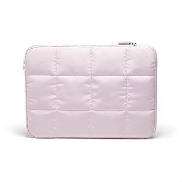 Imagem de U Brands Capa de nylon com zíper para laptop, 24,8 cm x 33 cm, acessórios de computador, bolsa para laptop para MacBook Pro, MacBook Air, Chromebook, computador HP, rosa pétala