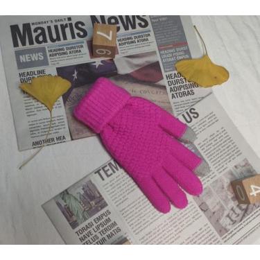 Imagem de Luvas Inverno Touch Screen Toque Celular Frio Vento Feminina - Glove, 